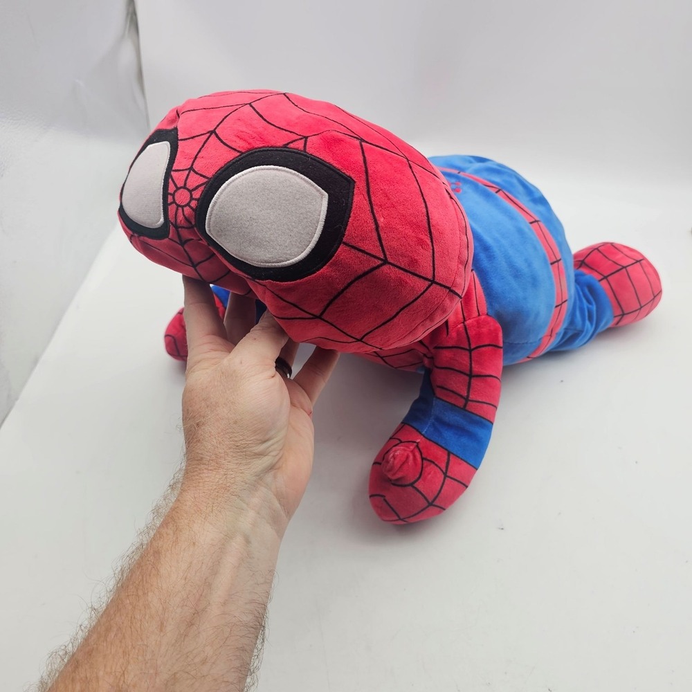 Marvel Spider-Man Jumbo Plush Pillow Buddy 22" Red Blue Stuffed Superhero